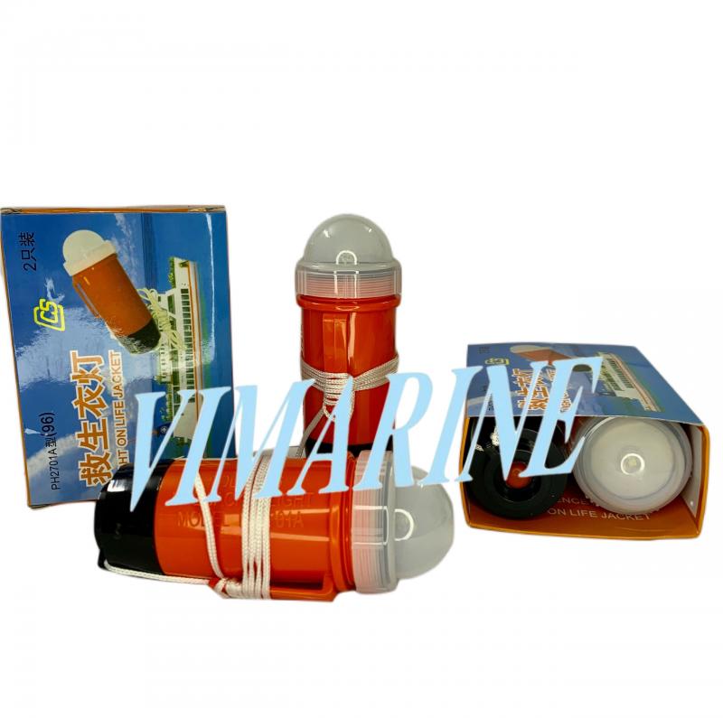 Đèn tín hiệu cho áo phao không hạn (Dry batteries lifejacket light) 2